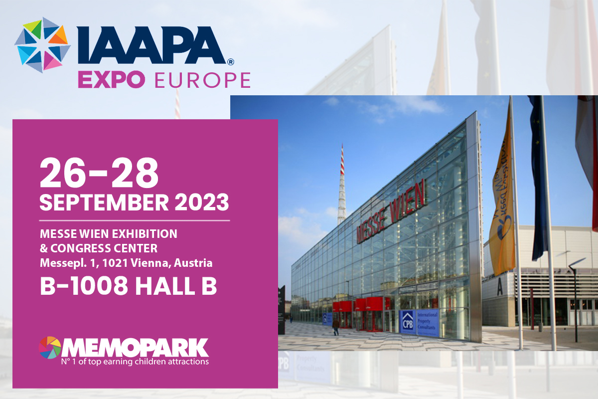 IAAPA EXPO EUROPE: VIENNA, PROSSIMA FERMATA PER MEMOPARK